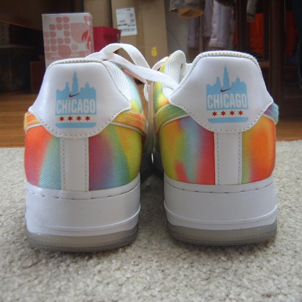 Size 11.5 - Nike Air Force 1 Low Summer of Peace Chicago Shoes/Sneakers - Picture 4 of 9
